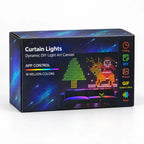 ✨2026 Smart LED Curtain Lights – 400 LEDs, App Control & Music Sync for Balcony, Halloween & Christmas 🎄