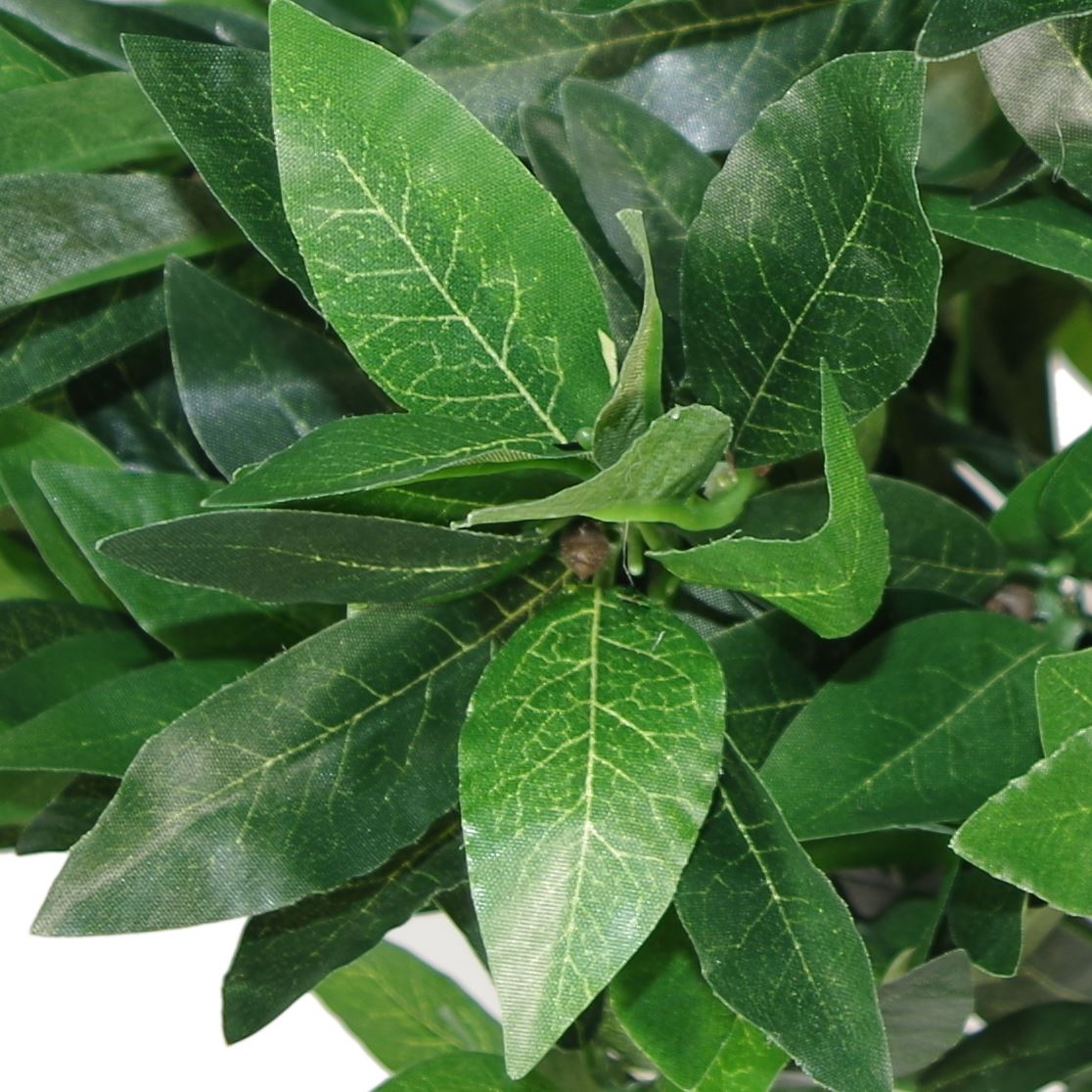 Artificial Topiary Bay Tree Pyramid Cone Extra PAIR 120cm Trunk