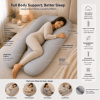 Coussin de maternité et taie 3,6 m - Crème bouton d'or