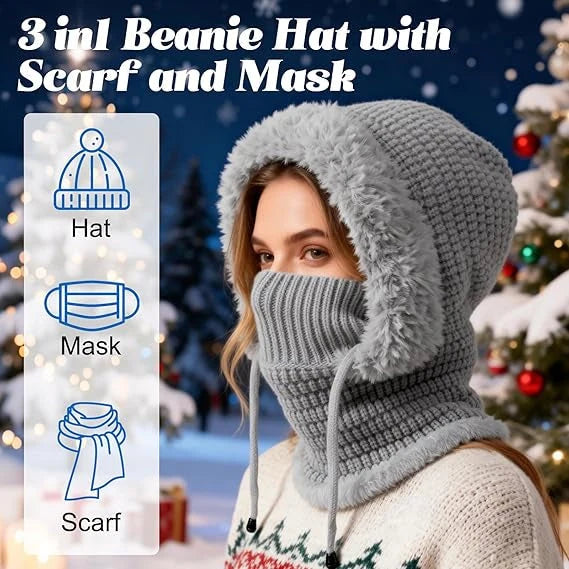 This winter is warm and fashionable ❄️✨ Winter masks and hats