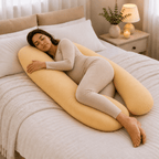 Coussin de maternité et taie 3,6 m - Crème bouton d'or